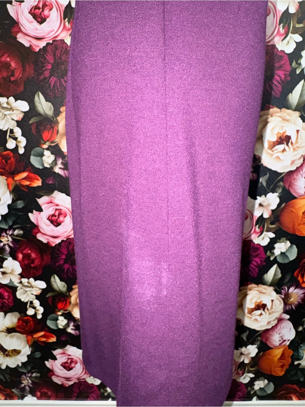 Jessica Simpson Plum Puff Sleeve Midi Dress, Size 6 - Picture 15 of 15